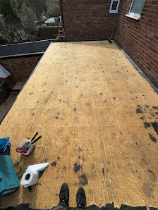 Flat roof deck replacement prior to new surface installation